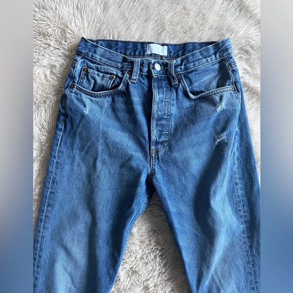 Boyish by HER Denim Billy Jeans in Rear Window Wash Straight Leg Size 26 - Picture 4 of 14
